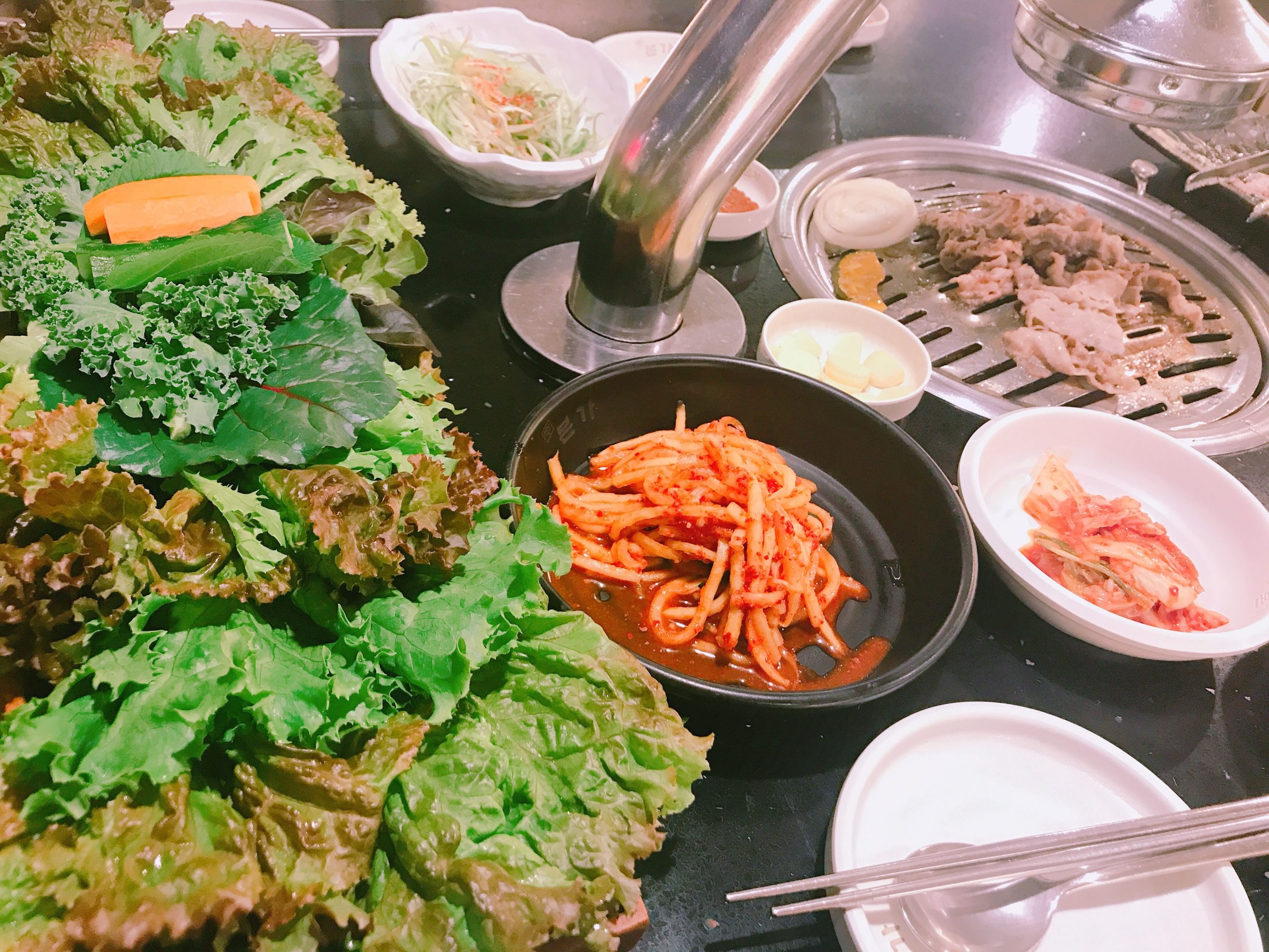 新大久保 ダイエット中でも 野菜たっぷりの焼肉 おすすめ韓国料理 ボンガ Ryokolog